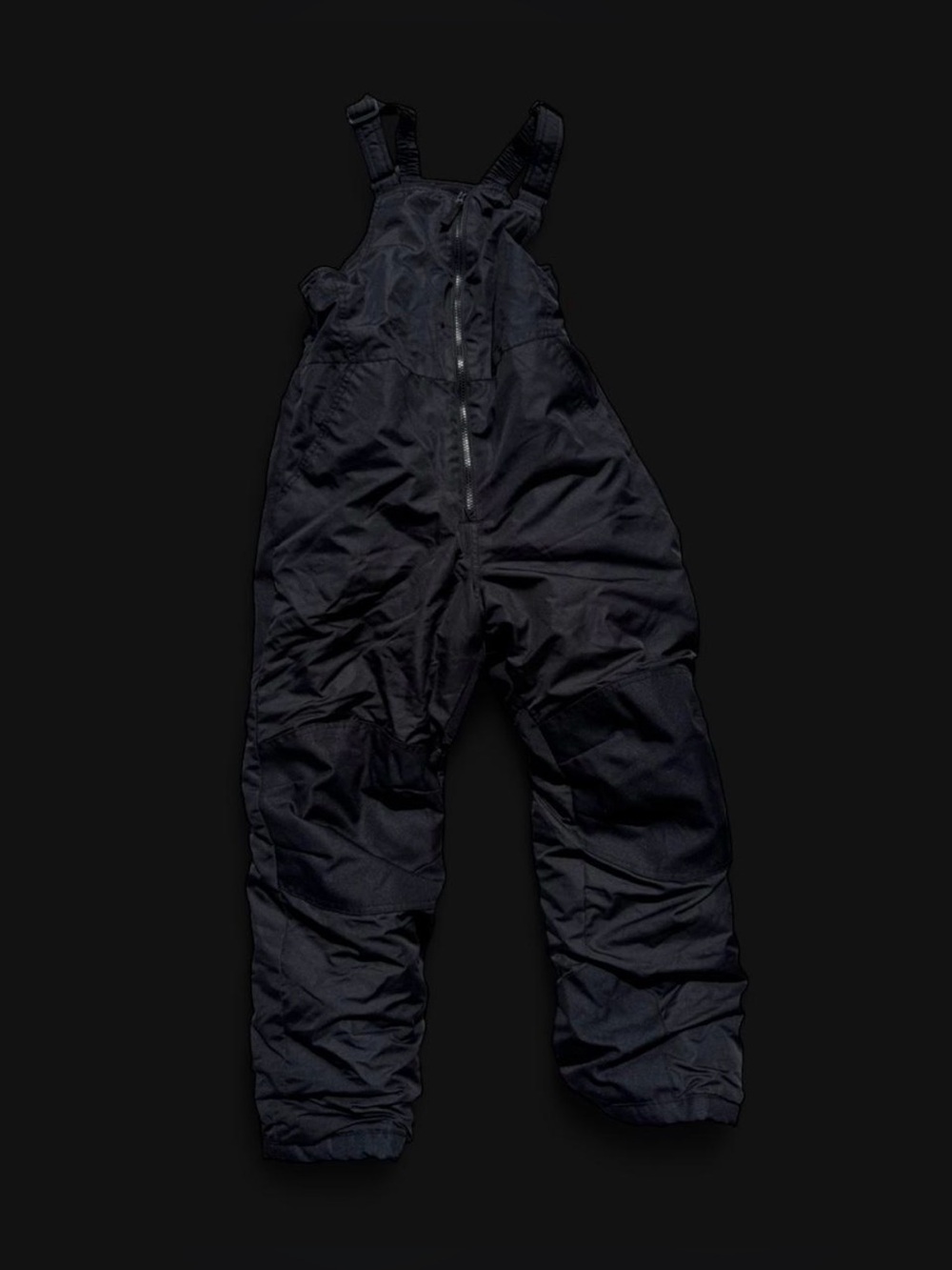 Cat & Jack black Insulated Snow Bibs / Ski Overalls - Size Kids XL used once. - Picture 2 of 5